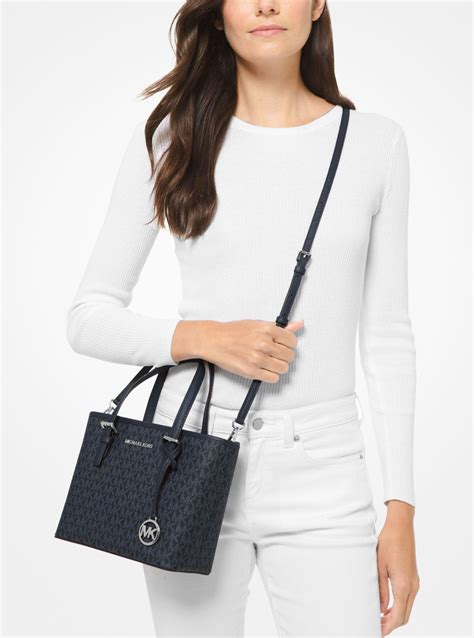 michael kors jet set extra small tote|michael kors large luggage sets.